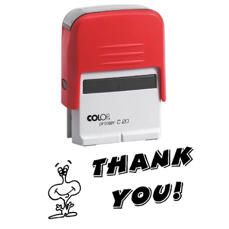 Colop C20 Self Inking Rubber Stamp - Thank You - Black Ink, Shop Today.  Get it Tomorrow!