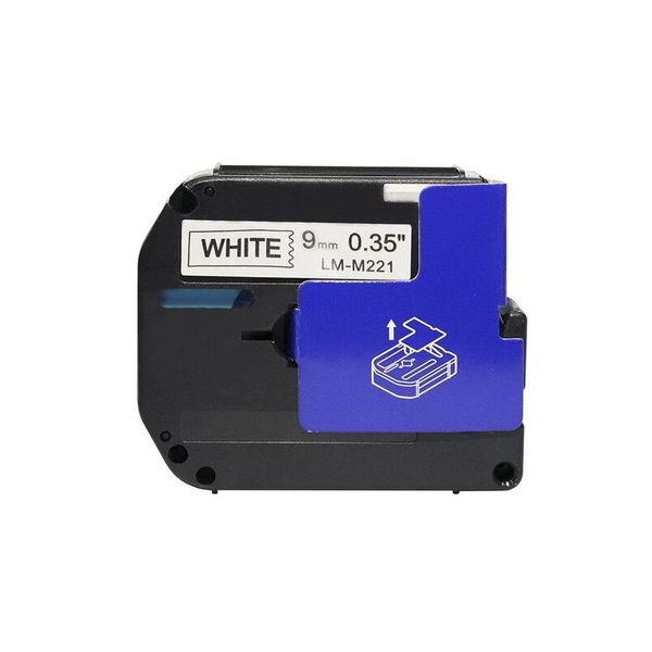 Compatible Brother MK-221 M Series P-Touch Label Tape 9mm