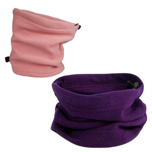 Buffer Fleece Neck Warmer Pink &amp; Purple