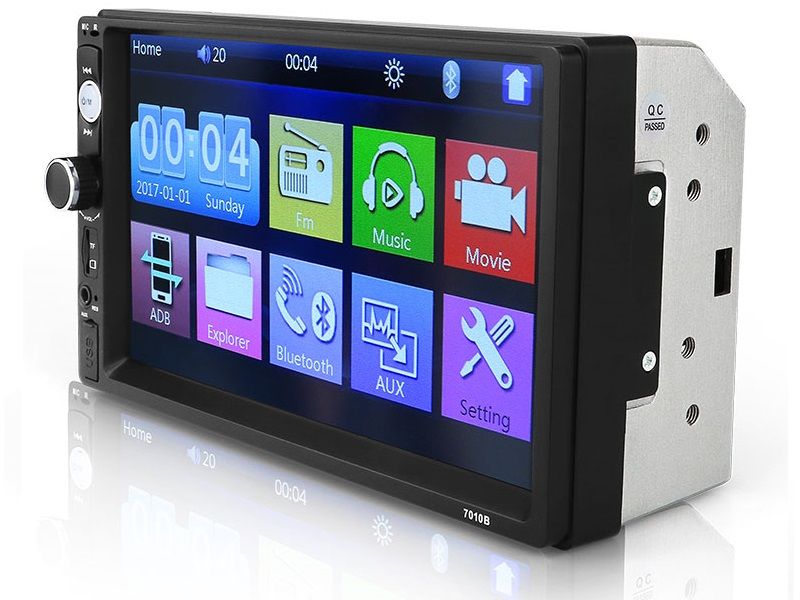 Double Din HD Touch Screen Radio/BT/USB/MP5/Reverse Cam Support