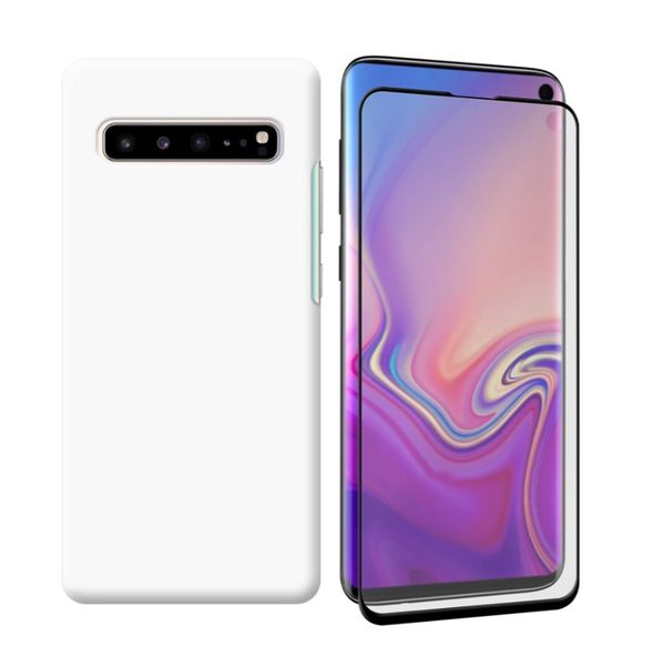 Samsung S10 Rubber Cover + Curved Screen Protector