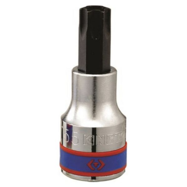 King Tony Socket 1/2"Dr Torx Bit Tamper Proof T30 X 60Mm