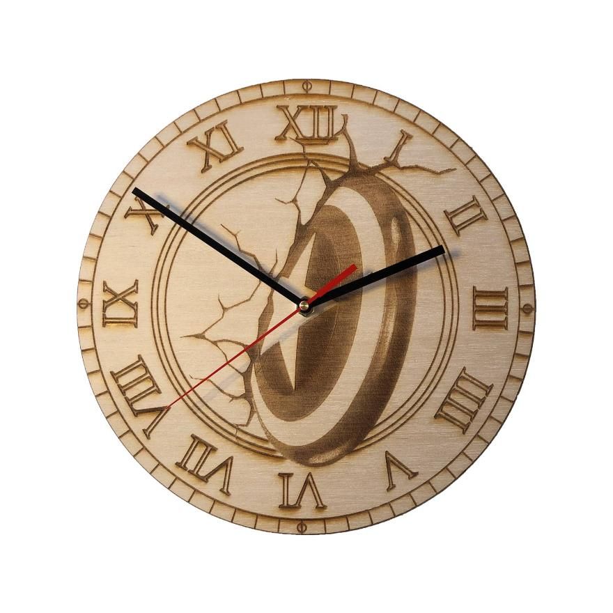 Wall Clock Engraved Hardwood Captain's Clock Buy Online in South