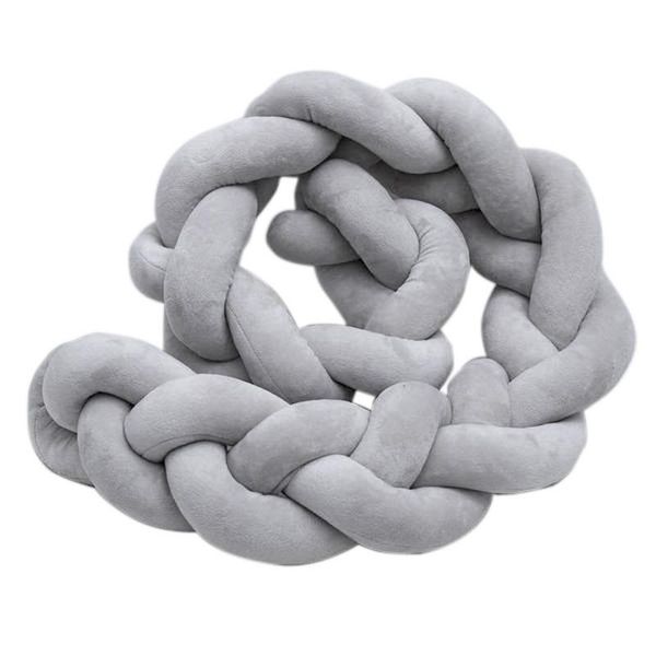 Nuovo - Knot Cot Bumper - 2m-Grey