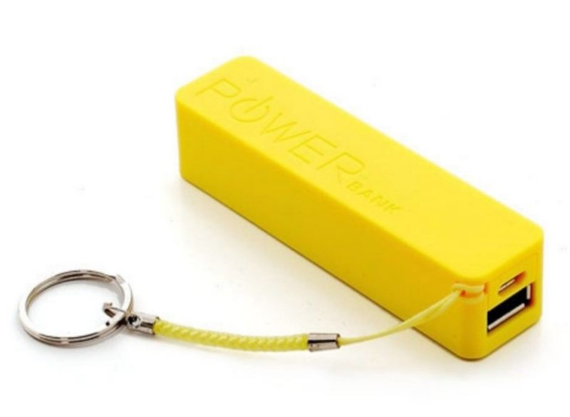 Geeko PowerBar 2600 mAh Universal Power Bank - Yellow