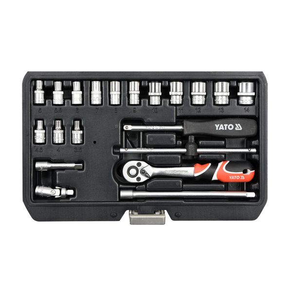 Yato Socket Set 20 Piece -1/4" Drive