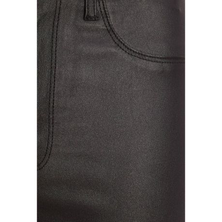 quiz black high waisted skinny trousers