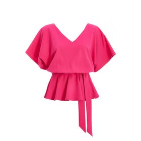 quiz batwing peplum top