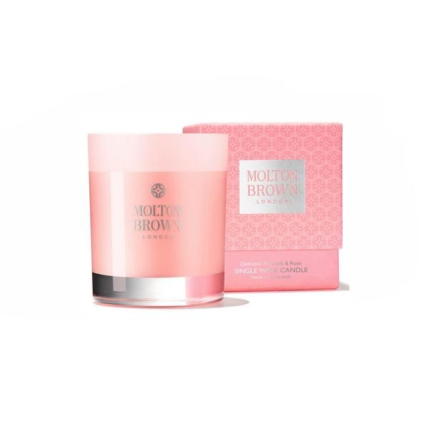 Molton Brown Delicious Rhubarb &amp; Rose Single Wick Candle 180g