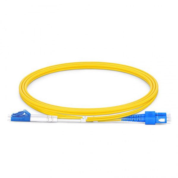 Fiber Patch Cable - LC to SC UPC Single Mode Duplex - 1m