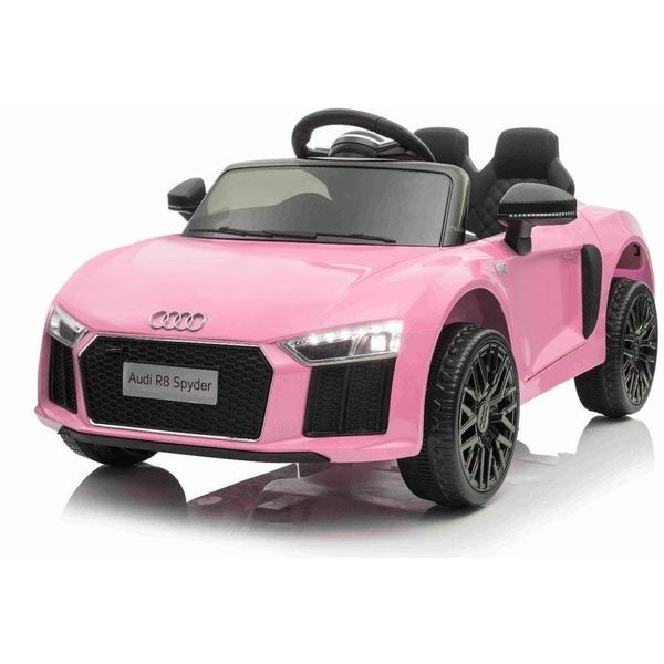 12V Audi R8 Spyder Kids Ride-on Car - Pink