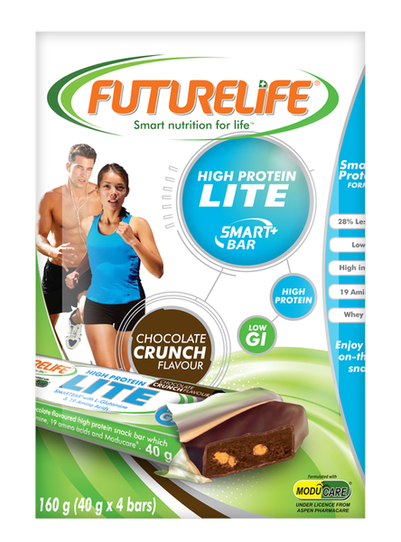 FutureLife SmartBar - High Protein LITE Chocolate - 4 x 40g Multipack
