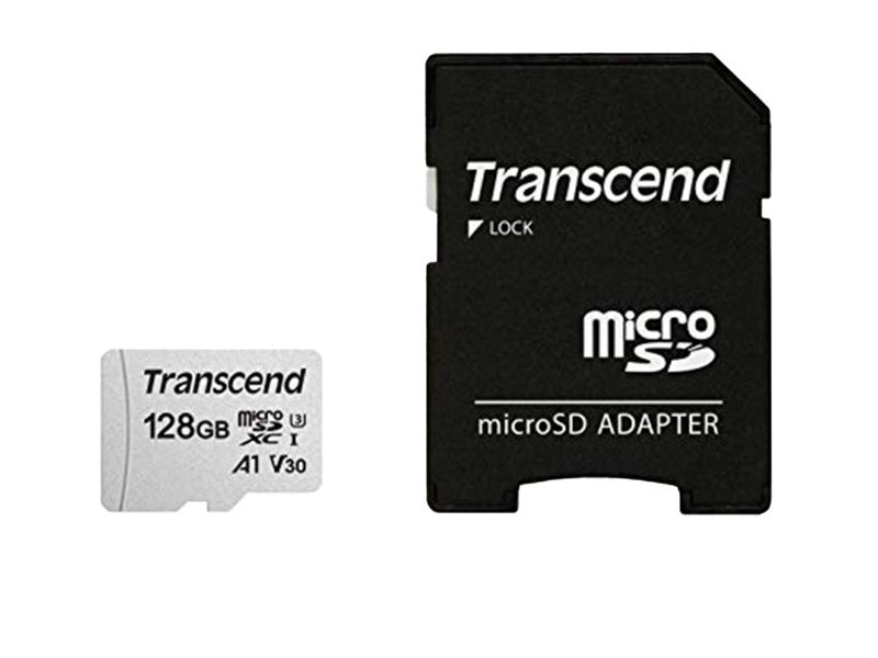 Transcend 128GB Micro SD XC 300s UHS-I with Adaptor