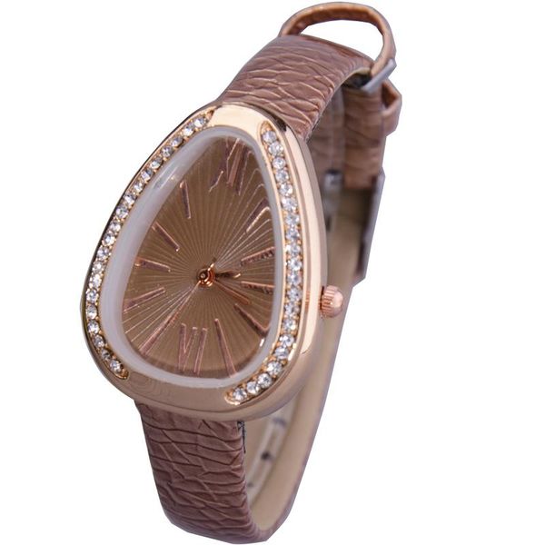 Red Triangle watch with round edges/ Snake Head