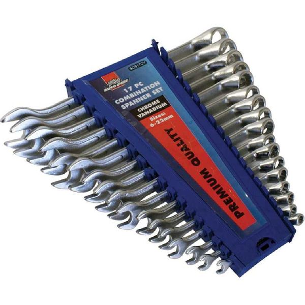 AutoGear - 17 Pc Offset Combination Spanner Set