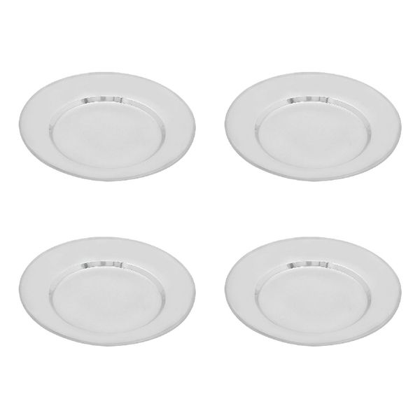 Stainless Steel Dinner Plate - 26cm - 4 Pack