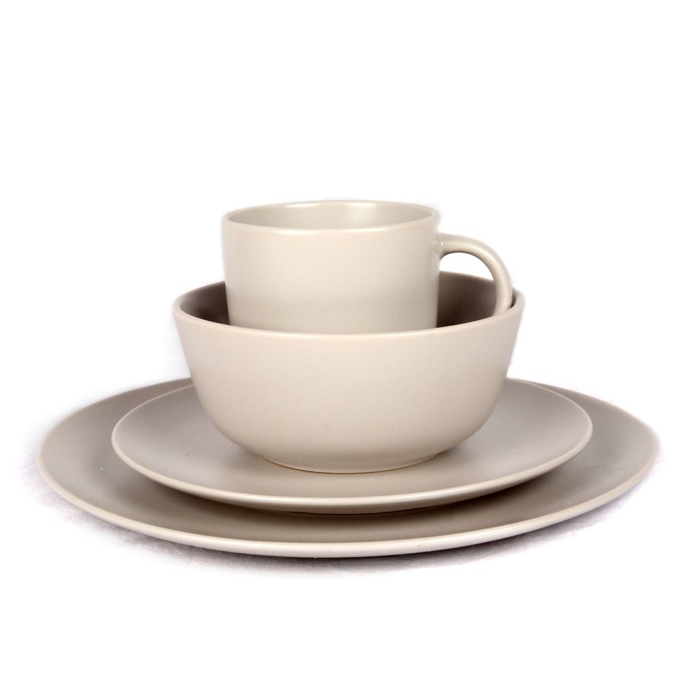 16 Piece Stoneware Dinner Set - Grey | Shop Today. Get it Tomorrow ...
