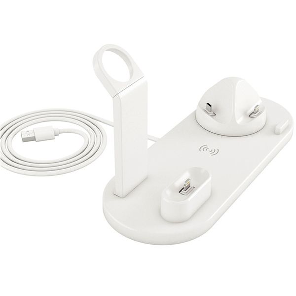3 in 1 Wireless Charging Dock Station - White