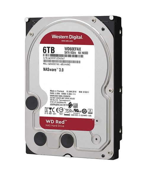 WD Red 6TB SATA3 NAS Hard Drive