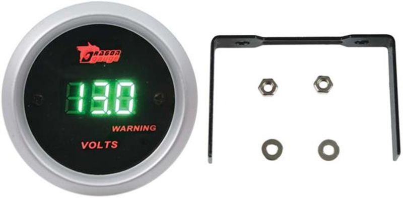 Dragon Gauge 52mm Digital Voltage Gauge