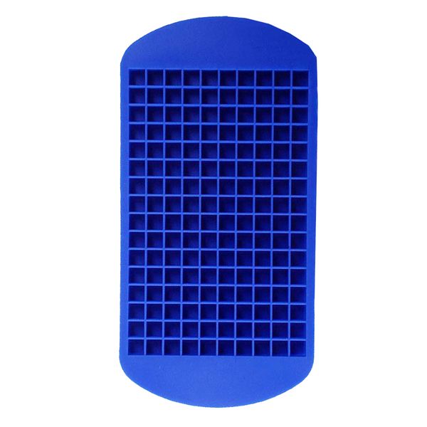 160 Grids Small Tiny Ice Cube Maker Tray Mold - Blue