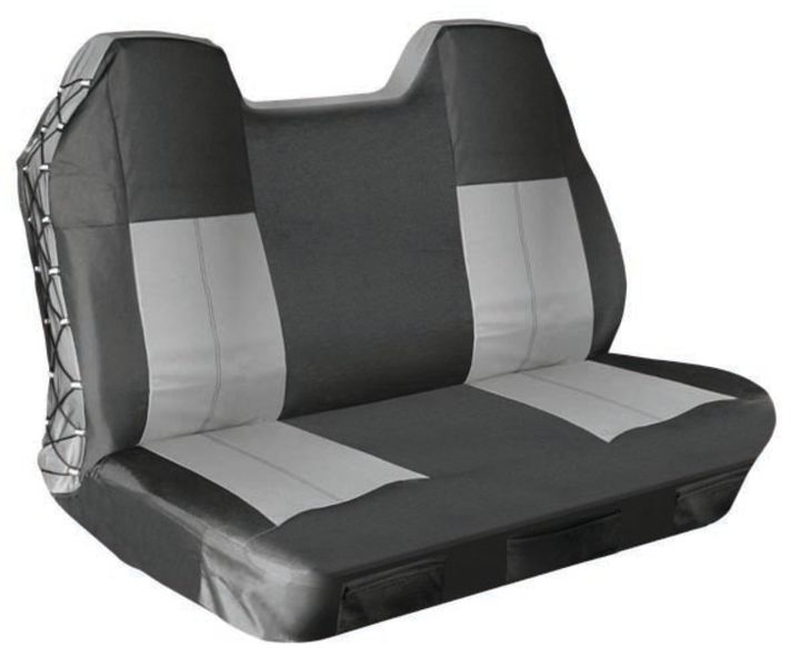 Grey Waterproof Heavy Duty Rear Seat Cover