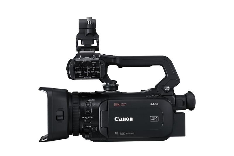 Canon XA 55 UHD 4K30 Video Camera with Dual-Pixel Focus