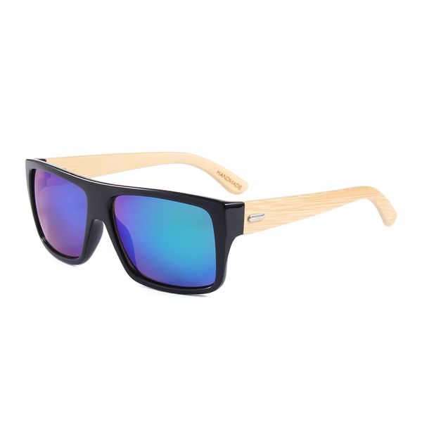 Rebound Sunglasses UV 400 Bamboo OEM - Mirror Purple