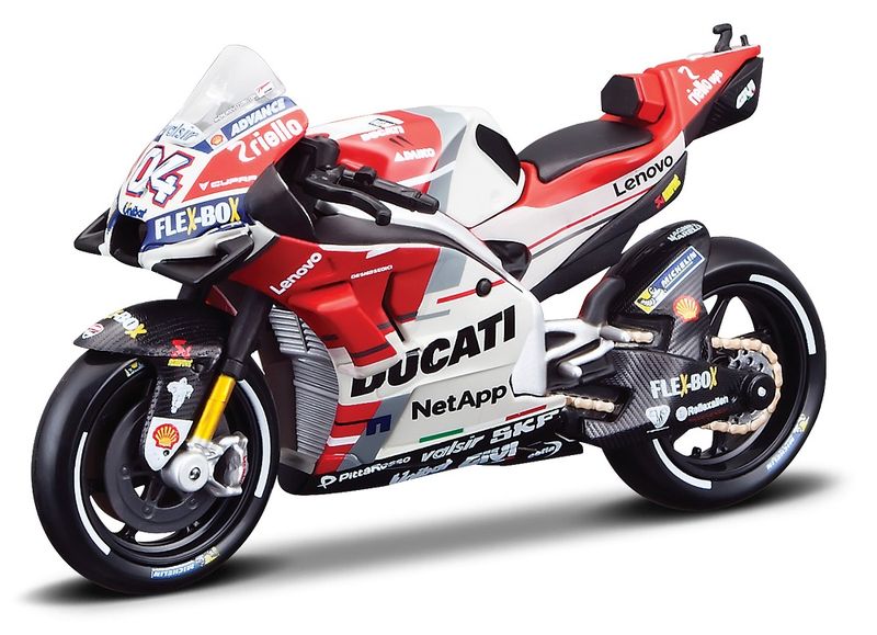 Maisto 1/18 Ducati Team Moto GP 2018 - #4 Andrea Dovizioso