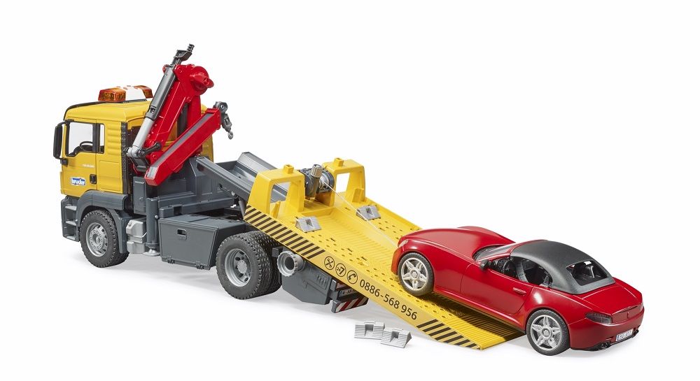 Bruder man cheap tow truck