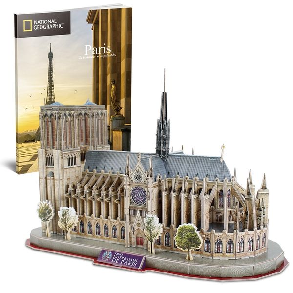Cubic Fun National Geographic - Notre Dame De Paris 128pcs