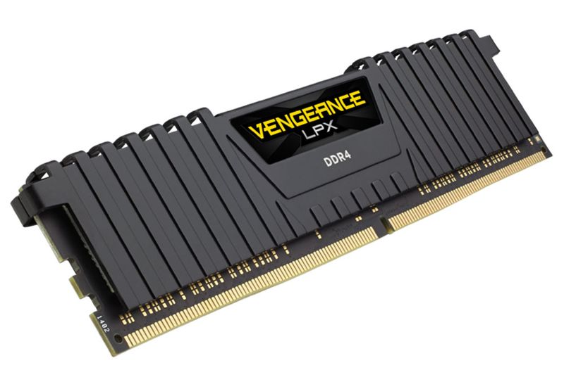 Corsair Vengeance LPX 8GB (1x 8GB) DDR4 DRAM 2666MHz C16 Memory Kit - Black