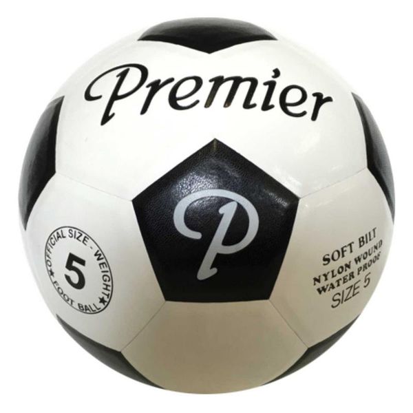 Premier Classic Moulded Soccer Ball Size 5 Black image