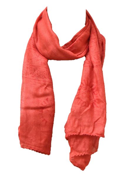 SKA Red Small Ohm Print Scarf