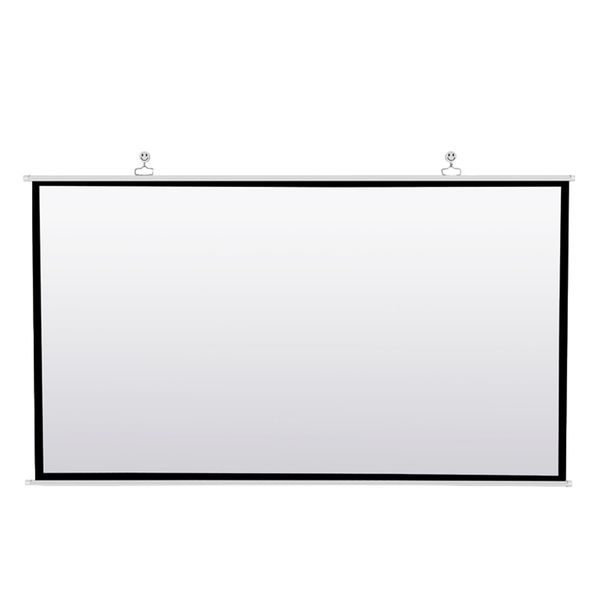 Portable Foldable 72 Inch 16:9 3D HD Projector Screen with Hooks