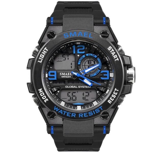 1603 Multifunctional Sport Watch Black/Blue image
