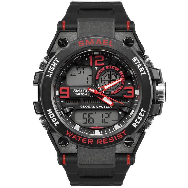 1603 Multifunctional Sport Watch Black/Red image