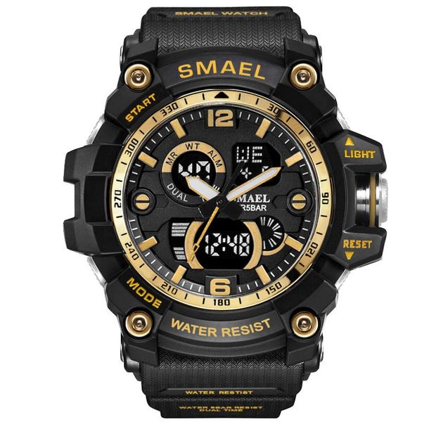 1617C multifunctional Sport Watch - Black/Silver