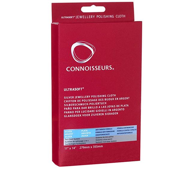 Connoisseurs Ultra Silver Jewellery Polishing Cloth