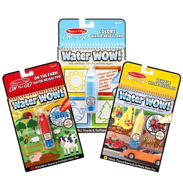Water Wow Set Of 3 - Farm, Vehicles &amp; Colours