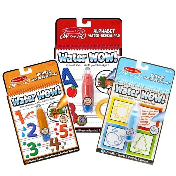 Water Wow Set Of 3 - Colours, Numbers &amp; Alphabet