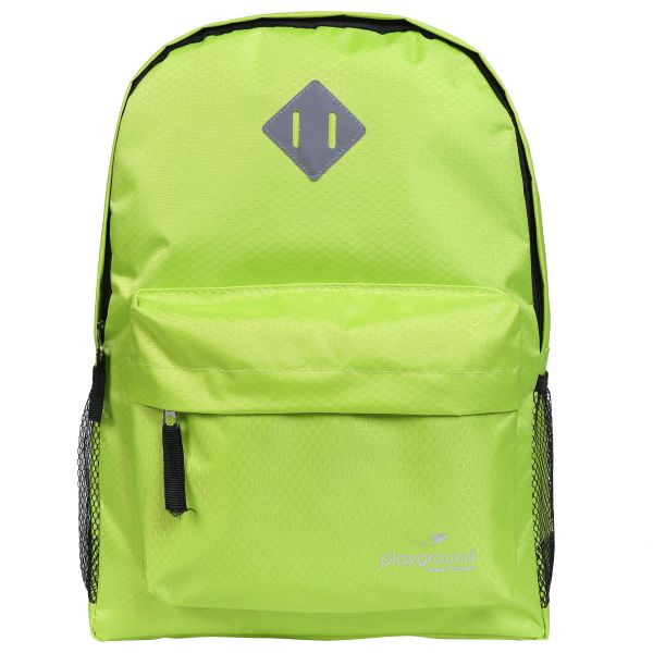 Playground Hometime Backpack Neon Yellow