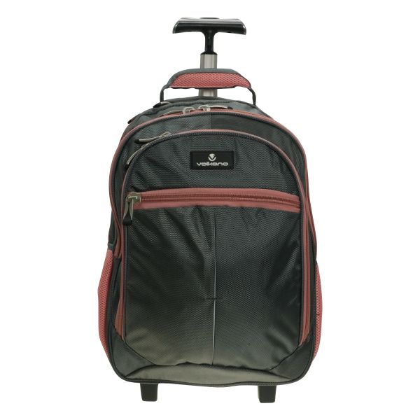 Playground Orthopaedic Backpack 27L; Dark Grey/Pink