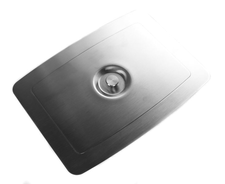 Stainless Steel Kitchen Counter Top Waste Bin (Econolid)