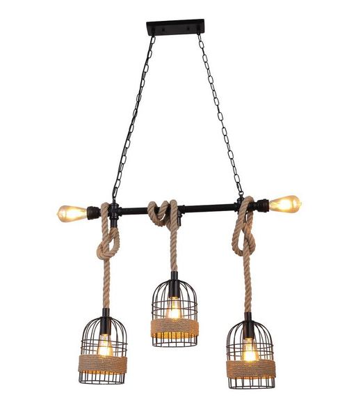 Mr Universal Lighting - Industril Vintage Rope Pendant-6325-5