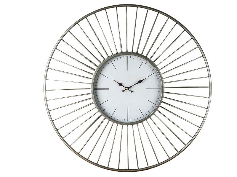 Wall Clock Round Spoke Wheel