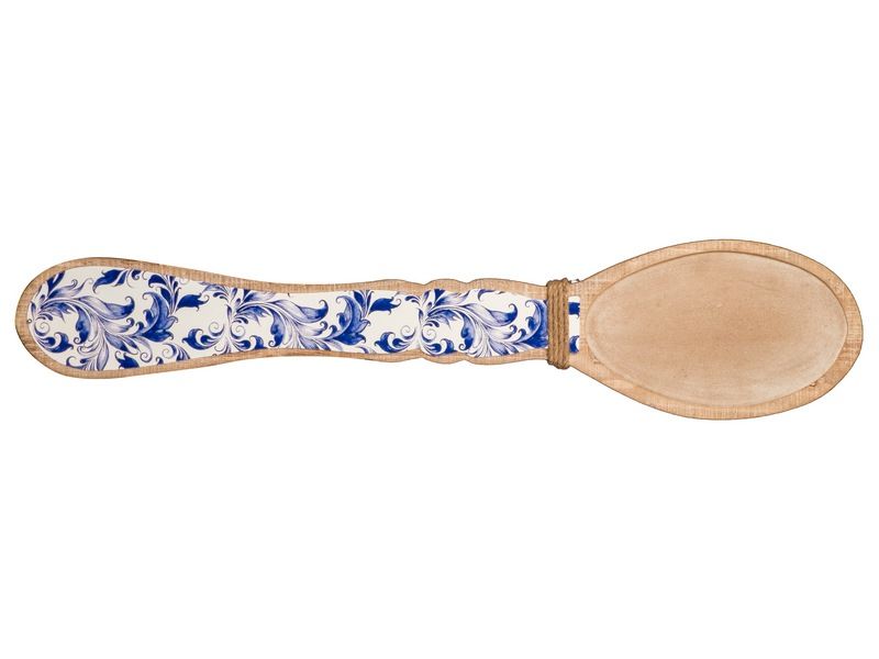 Wall Art Blue and White Spoon