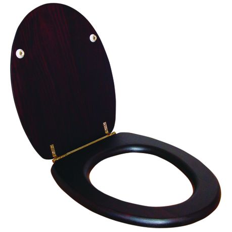 mahogany toilet seat
