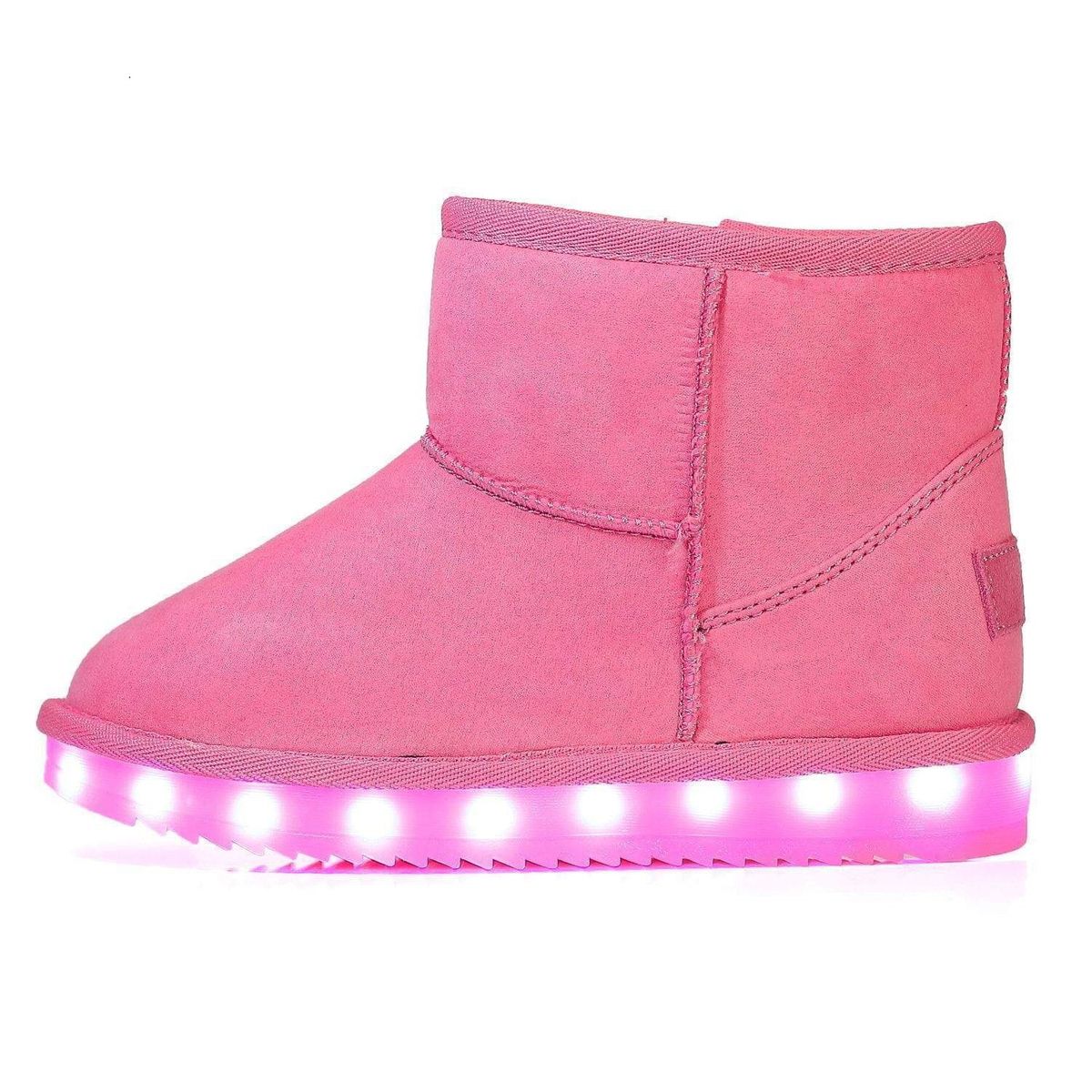 Pink light outlet up boots