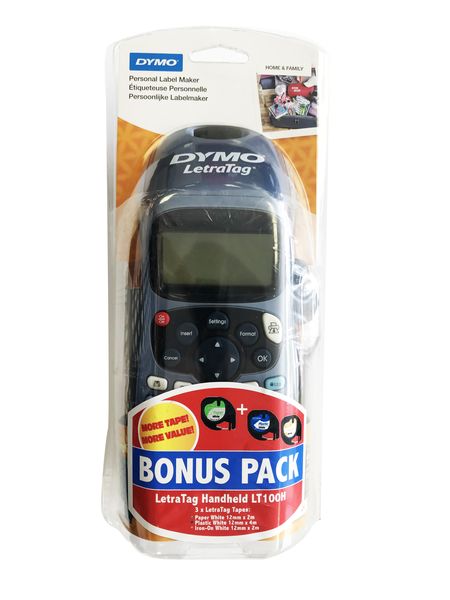 Dymo Letratag Handheld Plus 2 Free Tapes